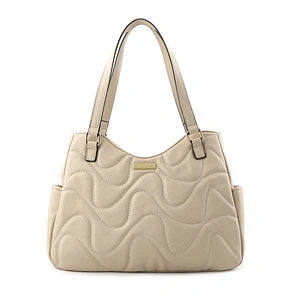 #10674 Fashion designer design for 2020SS wholesale high quality faux leather women white quilting tote bags