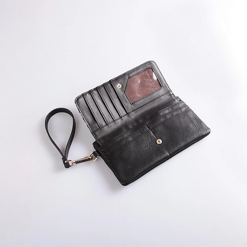 5048 New Arrival China factory since 1992 design multi-funtion lady pu clutch purse