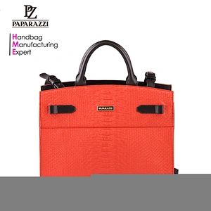 5157- Fashion ladies handbags snake PU leather office satchel bags for women