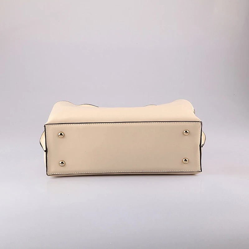 5011-Fashion Brand Design for 2018 Fall Genuine Leather Women Tote Bag with Long Shoulder Strap