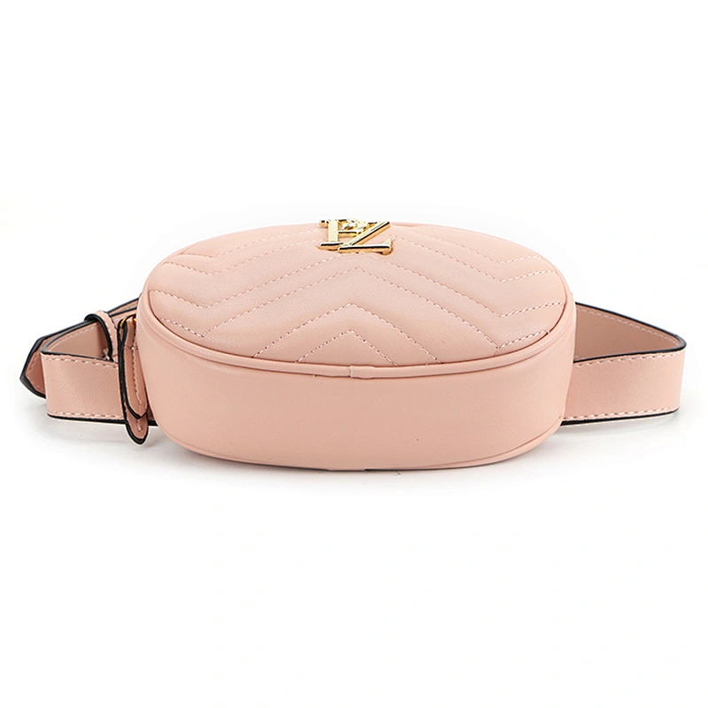 Paparazzi 2018 spring design quilted waist bag NO. 8485 wholesale PU ladies fancy small bag