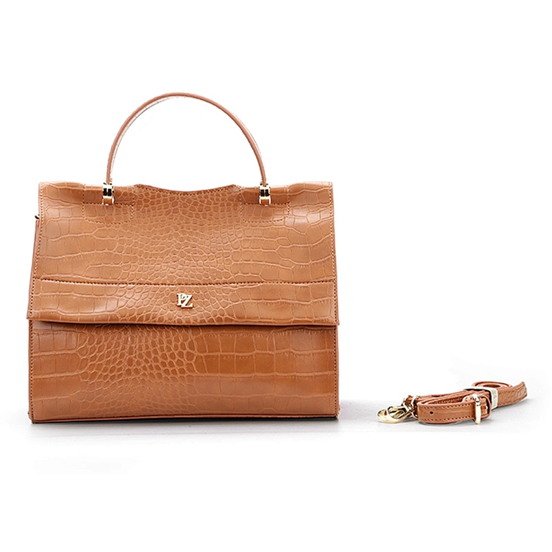 #7010 Tariff Free Myanmar made new fashion custom Crocodile print high quality PU ladies hand bags purses handbags for women