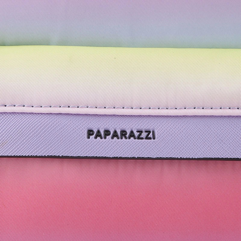 #10383 2020SS Wholesale Paparazzi brand free tariff made in Myanmar nylon lightweight travel backpack colorful
