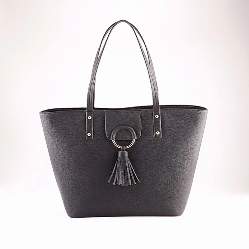 5184 YOUR DREAM WE CREATE Paparazzi oem china handbag factory tassel shoulder leather tote bag fashion bag ladies handbag