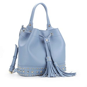 8543 New coming custom drawstring bags for women with studs and tassels