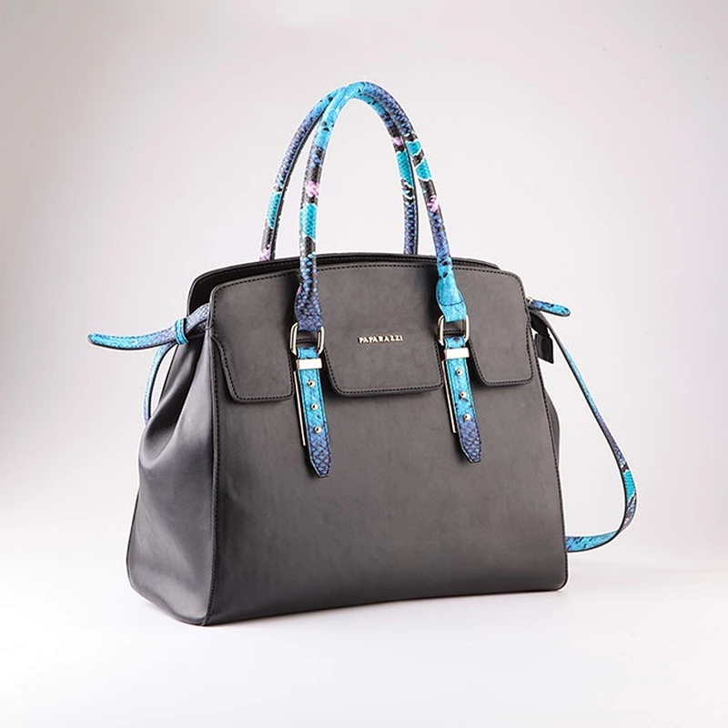5126 Fashion latest large designer handbags and purses in black