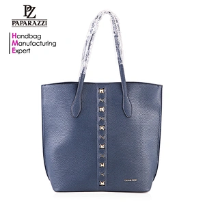5067 Popular fashion saffiano pu leather woman shopping big bag totes