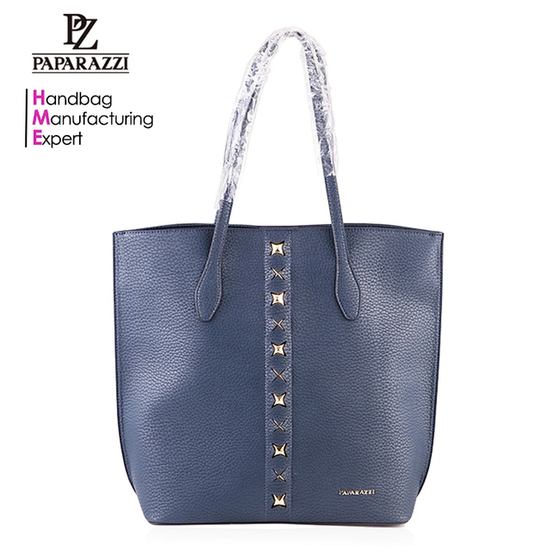 5067 Popular fashion saffiano pu leather woman shopping big bag totes