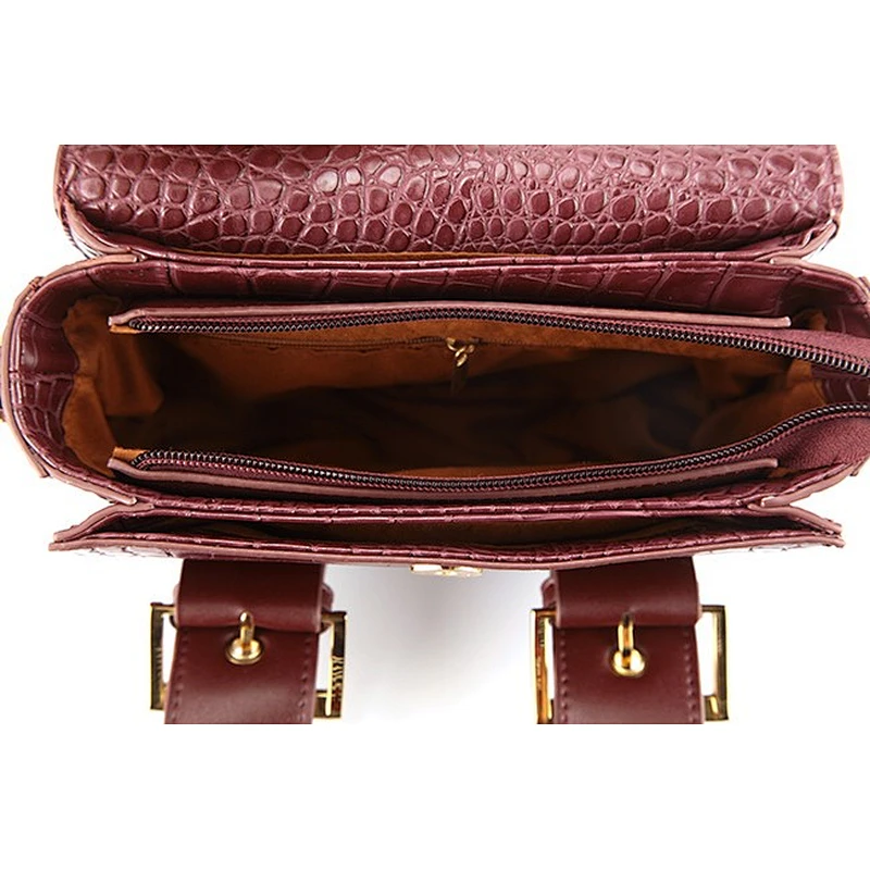 5914 2018 newest style mini satchel bags ladies handbag with front decorative hardware buckle