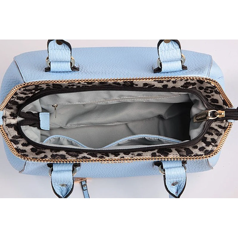4475- Factory wholesale fashion women decorative zipper new arrival satchel bags