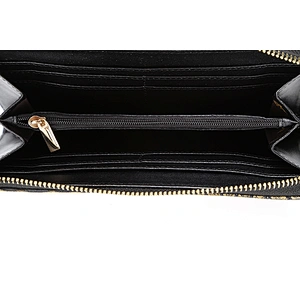 5625 - PAPARAZZI own branded designer long shape multiple crocodile card holder zipper wallet for lady