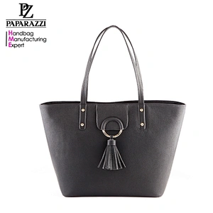 5184 YOUR DREAM WE CREATE Paparazzi oem china handbag factory tassel shoulder leather tote bag fashion bag ladies handbag