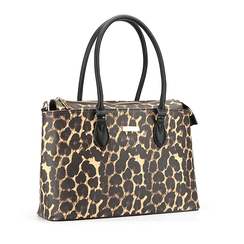5231 Customized style hot sale China factory ladies leopard printing satchel bags