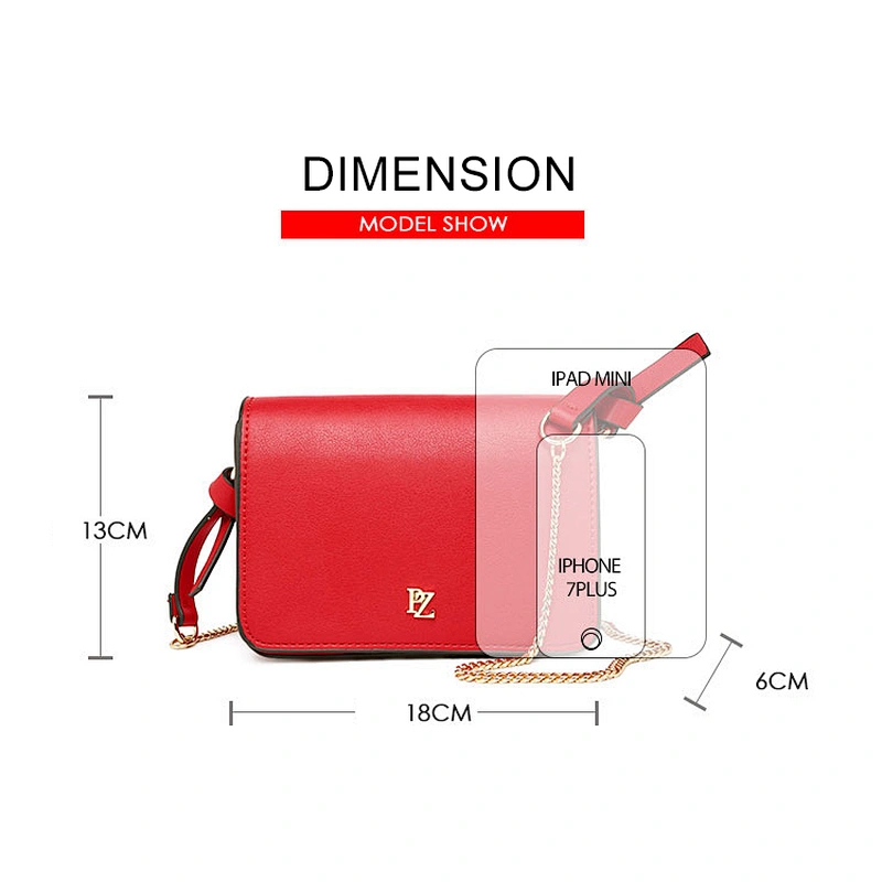 DB-004 Chain mini women crossbody bag 2019 fashion custom single strap lady pu leather small shoulder bag handbag