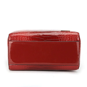 6240-New arrival fashion ladies shiny crocodile PU leather bowling bags