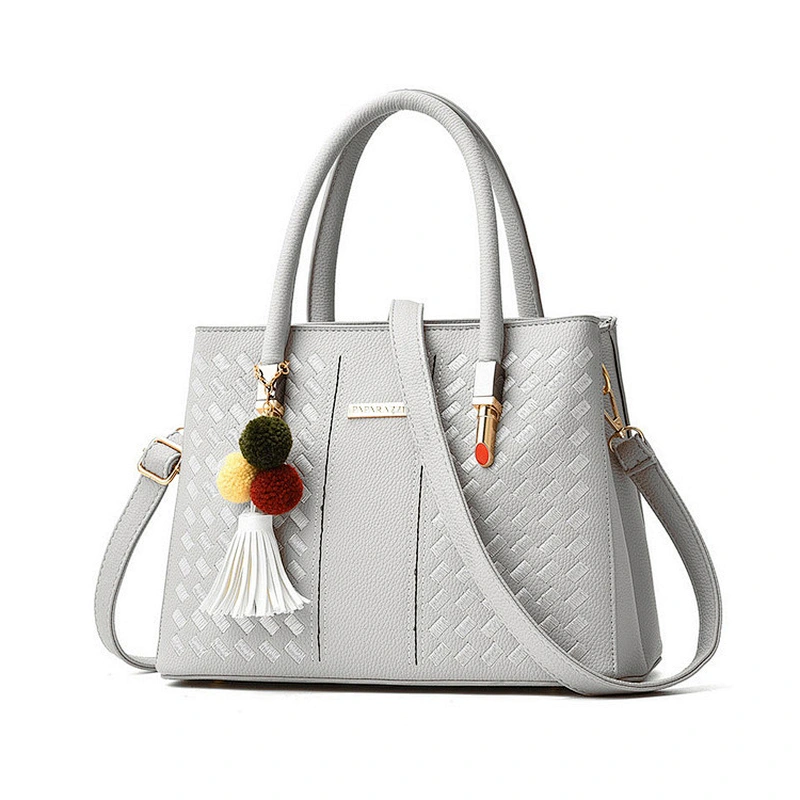#ZB023 Free Tariff Myanmar factory OEM ODM Europe Elegance simple casual ladies shopper tote bag pu leather handbag for women