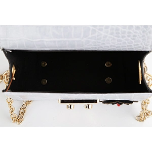 7390- Fashion Flower Decoration Cross Body Bag Elegant Ladies Bag