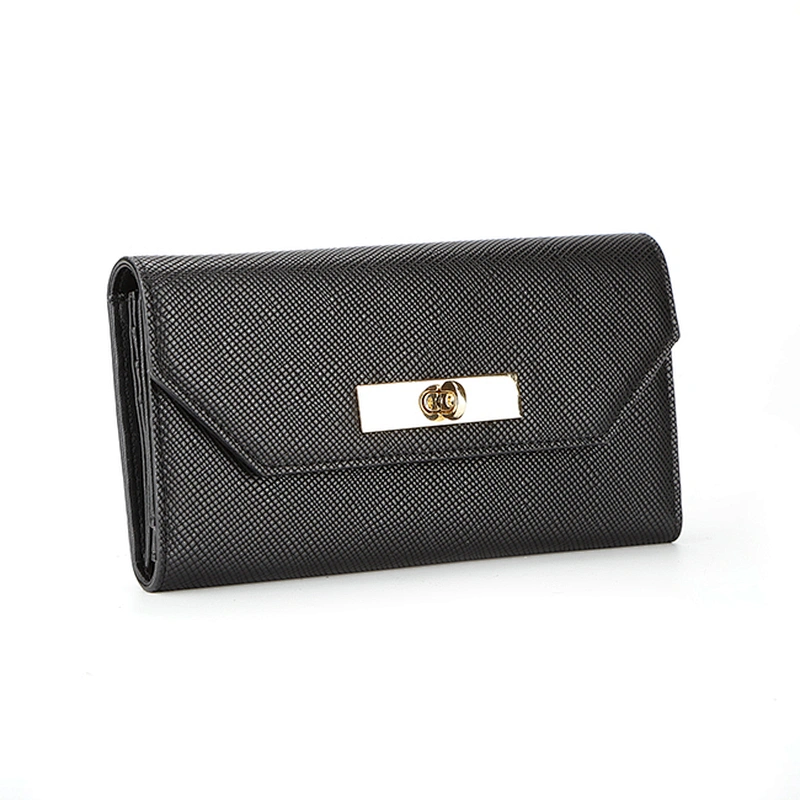 7824-2017 New style fashion hot sale China wholesale manufacturer women custom saffiano leather wallet