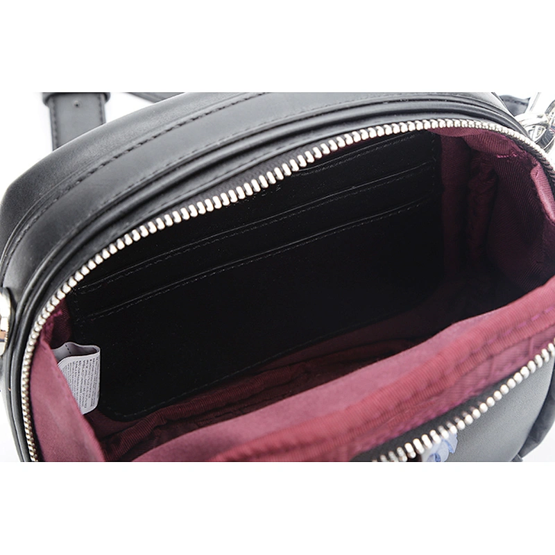 8091-Smooth faux leather tassel shoulder bags 2018