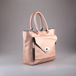 4015-Hot sale designer office ladies genuine leather tote bag factory guangzhou China 2018