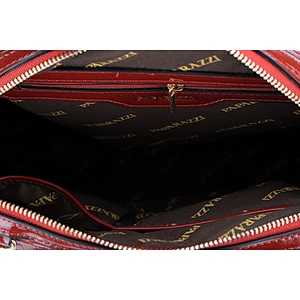 6240-New arrival fashion ladies shiny crocodile PU leather bowling bags