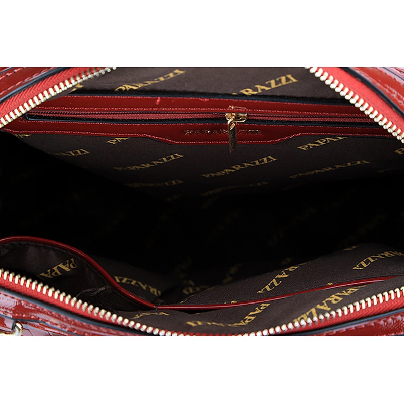 6240-New arrival fashion ladies shiny crocodile PU leather bowling bags