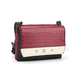 6527-Newest design contract color style genuine crocodile skin bag leather shoulder handbag women