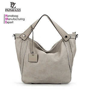 7911# 2019 High fashion latest custom luxury ladies designer handbags wash PU leather large hobo bags for women with handles