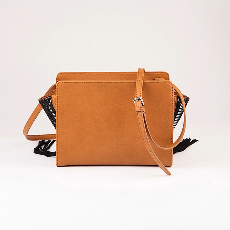 5197-Fashion Bolso de cuero made in Myanmar manufacturer high quality ladies suede leather handbags
