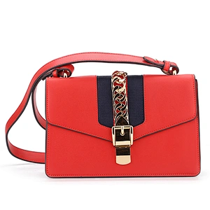 7546 - 2018 Paparazzi Summer collection fashion design high quality red PU ladies shoulder bag