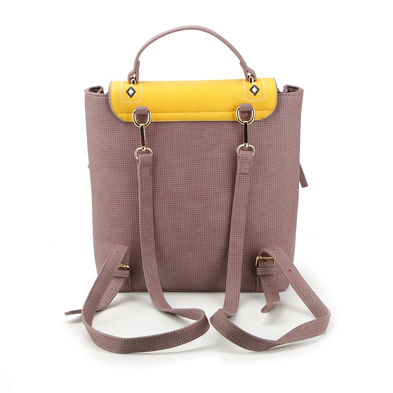 8860- 2019 New design fashion fancy foldable satchel handbag backpack women