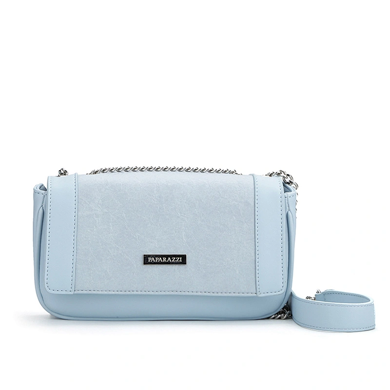 #10349 2019 Paparazzi hot selling luxury high fashion lady crossbody bag best pu paper effect leather design women shoulder bag