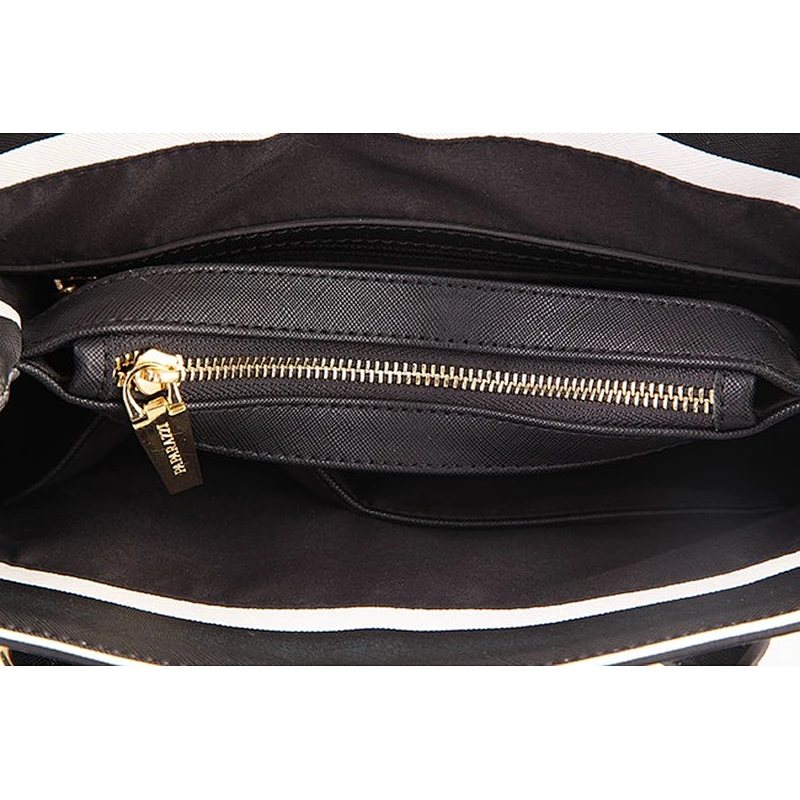 5338 Paparazzi since 1992 Guangzhou factory stripe printing women bags fashion ladies pu leather handbags