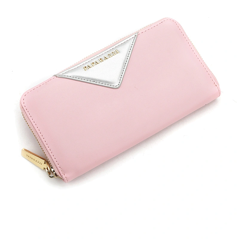 10080 TAX FREE Myanmar manufacturer fashion design pink wallet brand clutch purse carteras 2019