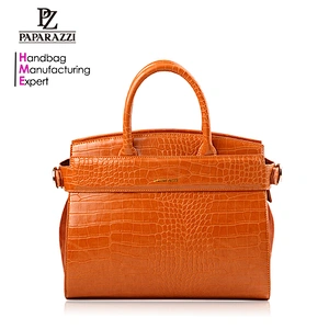 5864 Custom Italian design fashion crocodile leather lady bag 2019