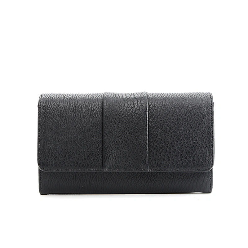9264 China manufacturer classic ladies flap wallets