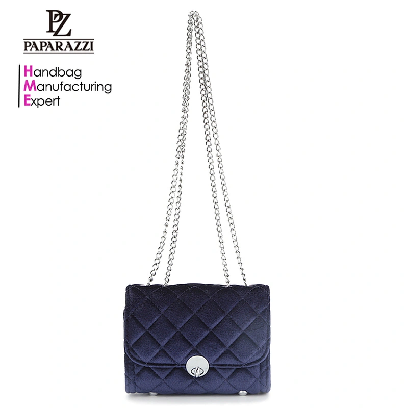 8483-Nice price handbag bags metal chain quilted shoulder bags