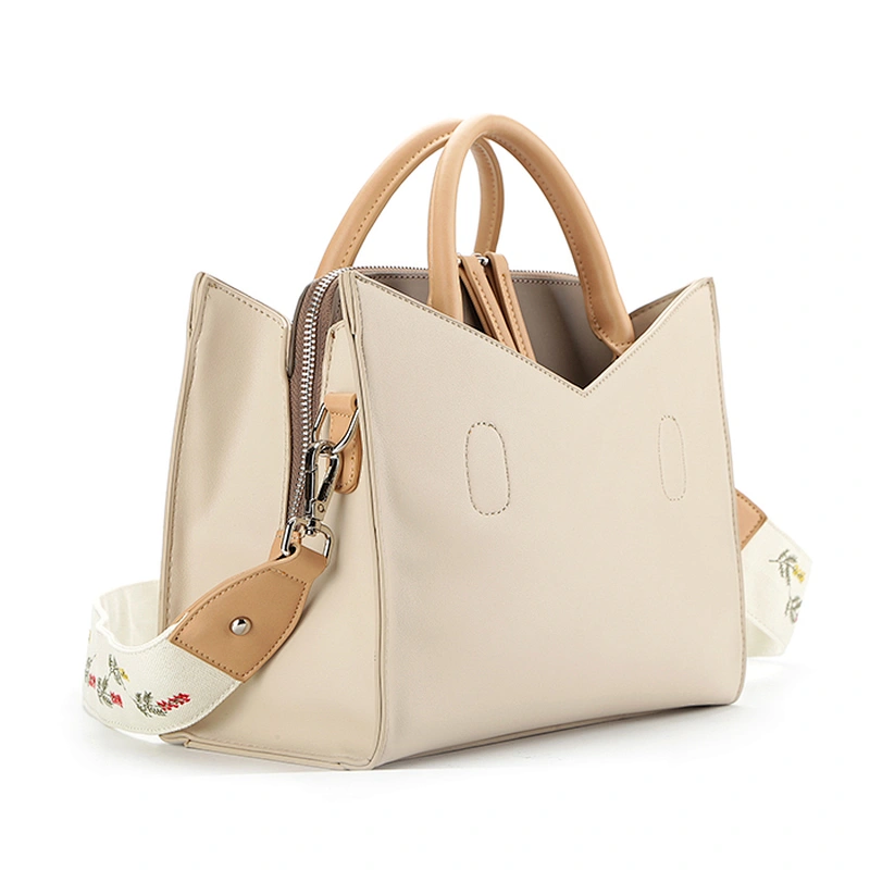 Wholesale unique design shoulder bag NO. 8512 hight quality PU ladies handbag for 2018