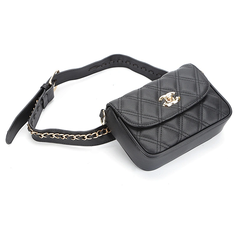 8467-2018 new arrival quilt pu leather lady crossbody bag China manufacturer since 1992