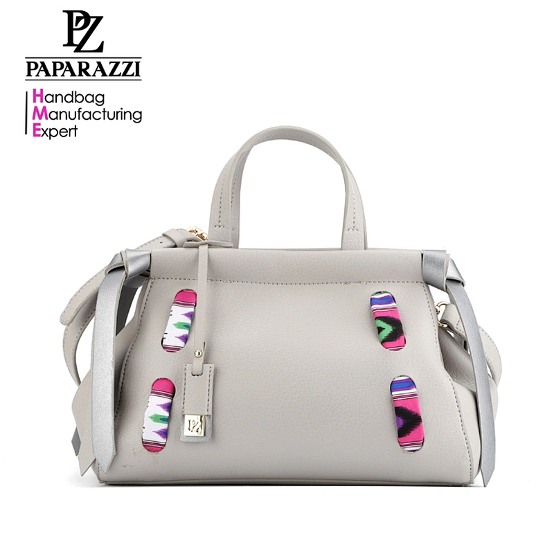 6556-2018 Wholesale silk belt decorative PU mini small satchel tote bag China Factory
