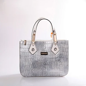 5039 Hot sale fashion lady online shopping tote bags croco hand bag woman