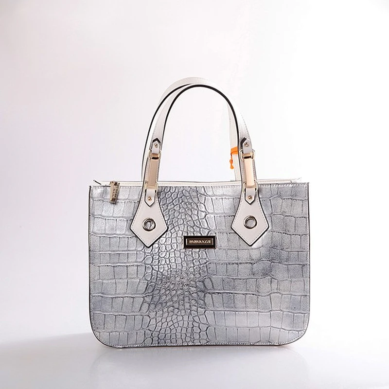 5039 Hot sale fashion lady online shopping tote bags croco hand bag woman