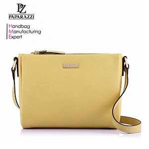 Free duty Myanmar P&S union group CC2061B# Famous Brand Handbag Elegant Ladies Crossbody Bags in Yellow Color