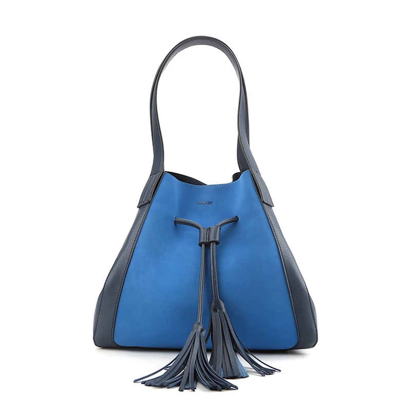 #10378 Tax Free Myanmar maker latest fashion faux suede leather drawstring ladies hand bags luxury designers handbags for women