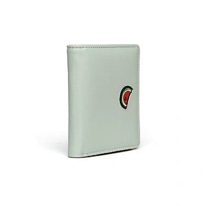 7109-BSCI audit factory green color cheap price promotion small wallets