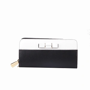 4457-New Arrival wholesale lady genuine leather wallet fashion purse billeteras
