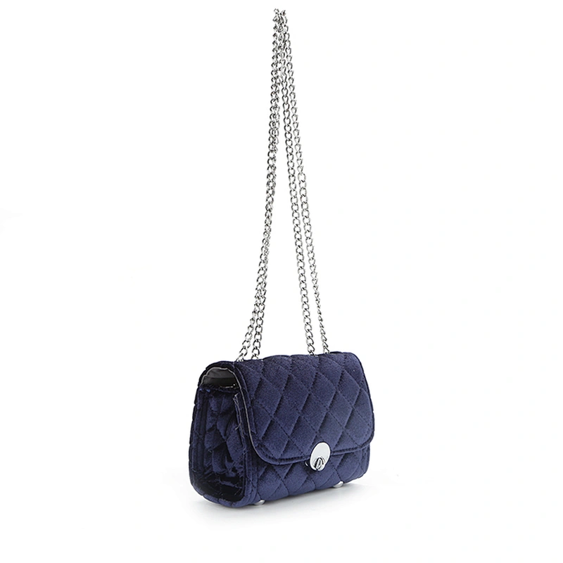 8483-Nice price handbag bags metal chain quilted shoulder bags