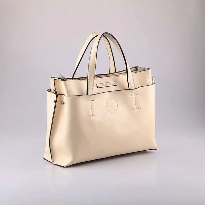 5011-Fashion Brand Design for 2018 Fall Genuine Leather Women Tote Bag with Long Shoulder Strap