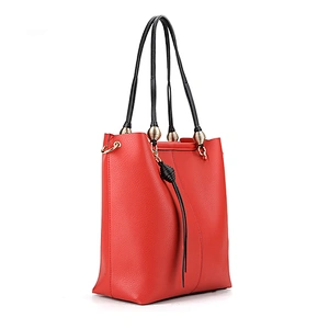 7906 new arrival Paparazzi tassel trendy PU handbag with small shoulder bag for young ladies
