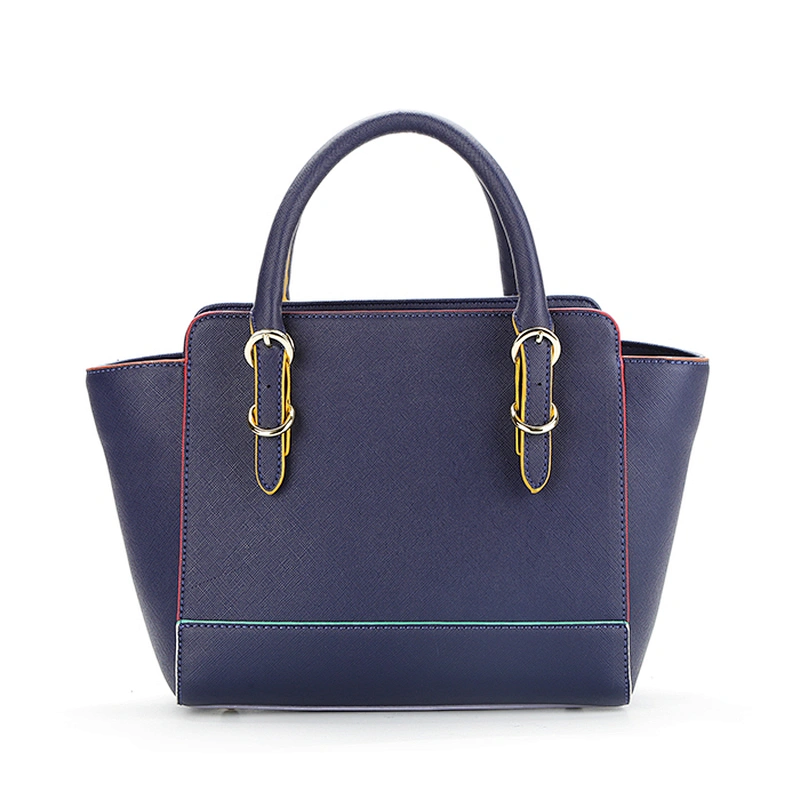 #8593 Tax Free Myanmar made new style fashion design custom saffiano PU leather ladies tote bags luxury handbags for women
